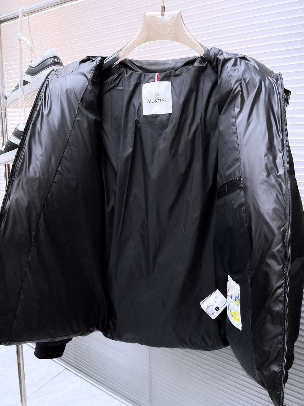 Moncler Matt Black Special Edition Hooded Down Jacket