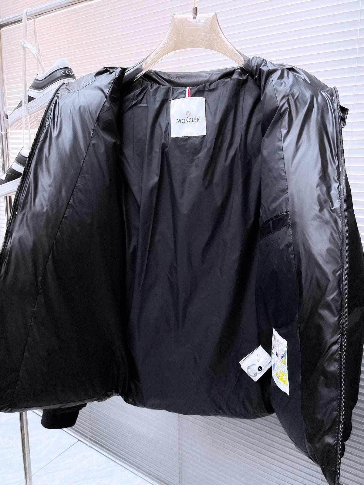 Moncler Matt Black Special Edition Hooded Down Jacket