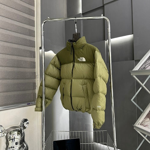 The North Face Nuptse Down Jacket Olive Green Tonal