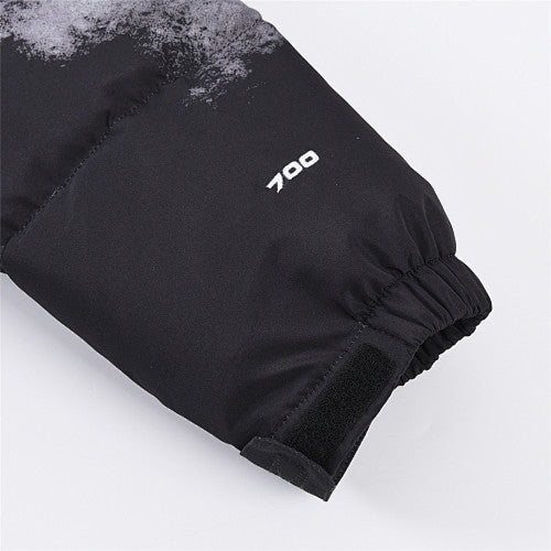 The North Face Nuptse 1992 Anniversary Cloud Print Down Jacket Black