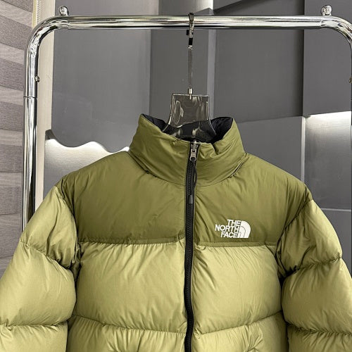 The North Face Nuptse Down Jacket Olive Green Tonal