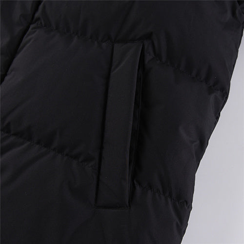 MLB NY Yankees Black Stand Collar Puffer Down Jacket
