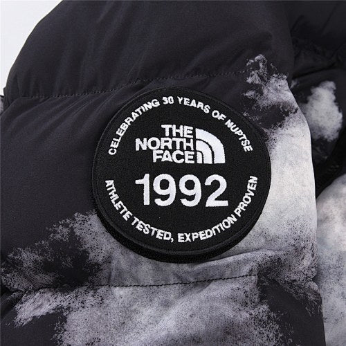 The North Face Nuptse 1992 Anniversary Cloud Print Down Jacket Black