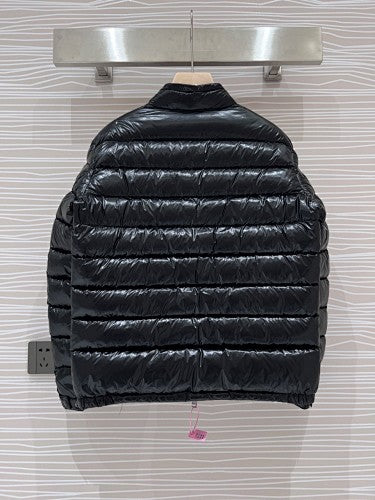 Moncler Black Acorus Glossy Down Jacket