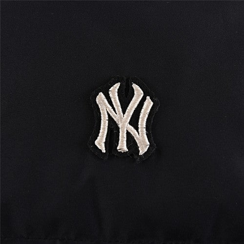 MLB NY Yankees Black Stand Collar Puffer Down Jacket