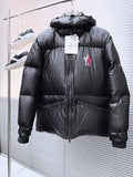 Moncler Matt Black Special Edition Hooded Down Jacket