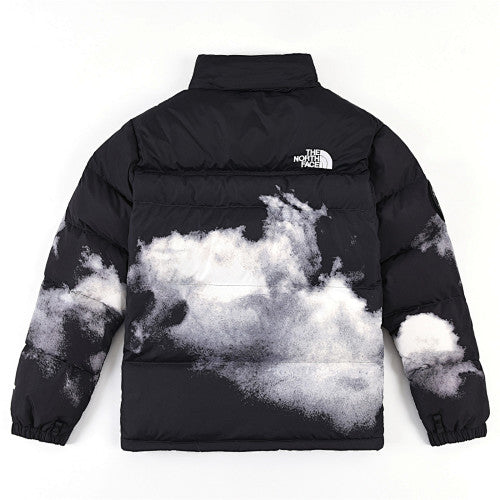 The North Face Nuptse 1992 Anniversary Cloud Print Down Jacket Black