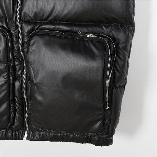 Prada Black Re-Nylon Quilted Down Vest