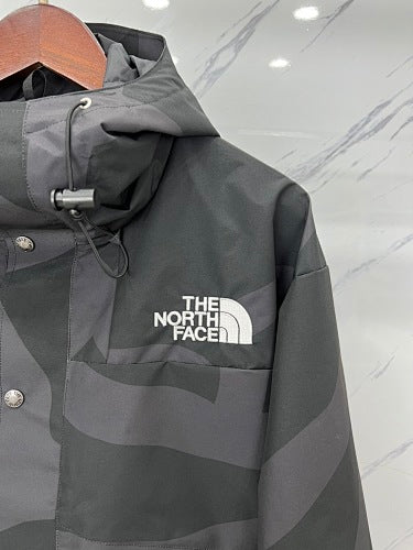 The North Face × KAWS DryVent Mountain Jacket Black XX Allover Print