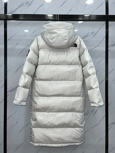 The North Face 1996 Retro Nuptse Long Down Coat Pearl White