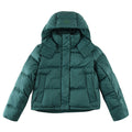 Lululemon Forest Green Cropped Hooded Puffer Jacket (Women's)