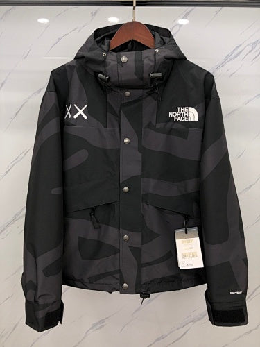 The North Face × KAWS DryVent Mountain Jacket Black XX Allover Print