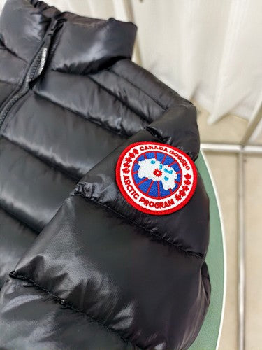 Canada Goose Black Glossy Crofton Down Jacket