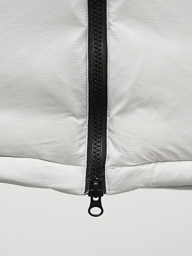 Canada Goose White Lodge Hooded Down Jacket