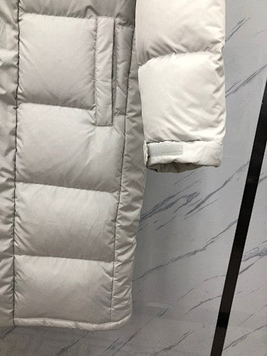 The North Face 1996 Retro Nuptse Long Down Coat Pearl White