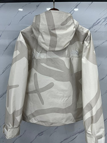 The North Face × KAWS DryVent Mountain Jacket Cream XX Allover Print