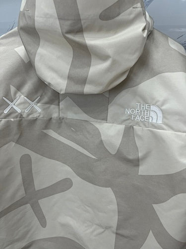 The North Face × KAWS DryVent Mountain Jacket Cream XX Allover Print