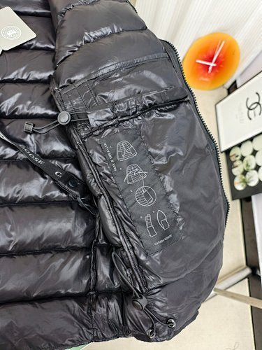 Canada Goose Black Glossy Crofton Down Jacket