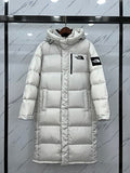 The North Face 1996 Retro Nuptse Long Down Coat Pearl White
