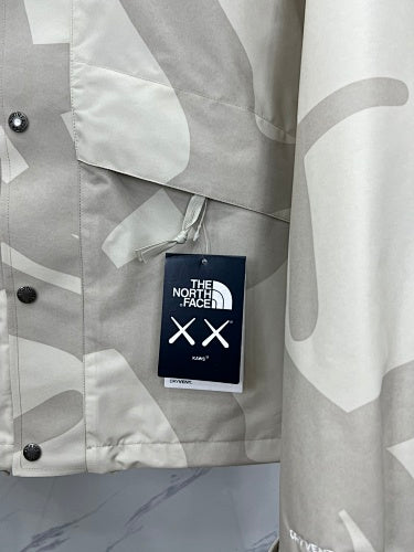 The North Face × KAWS DryVent Mountain Jacket Cream XX Allover Print