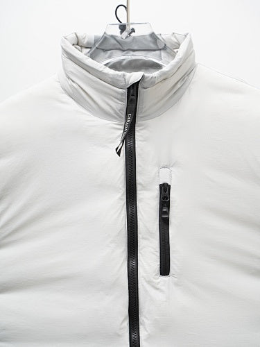 Canada Goose White Lodge Hooded Down Jacket