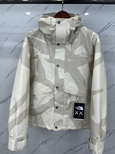 The North Face × KAWS DryVent Mountain Jacket Cream XX Allover Print