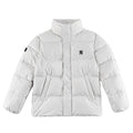 MLB NY Yankees White Stand Collar Puffer Down Jacket