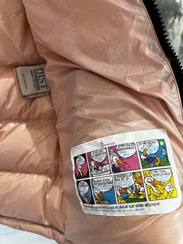 Moncler Rose Gold Pearlescent Hooded Down Jacket (Women's)