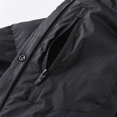 Lululemon Black Cropped Hooded Puffer Jacket (Women's)
