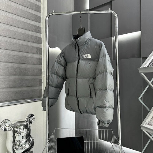 The North Face Nuptse Down Jacket Silver Grey Tonal