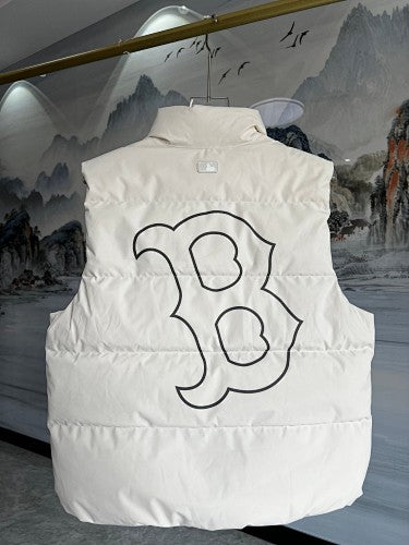MLB Boston Red Sox White Down Vest
