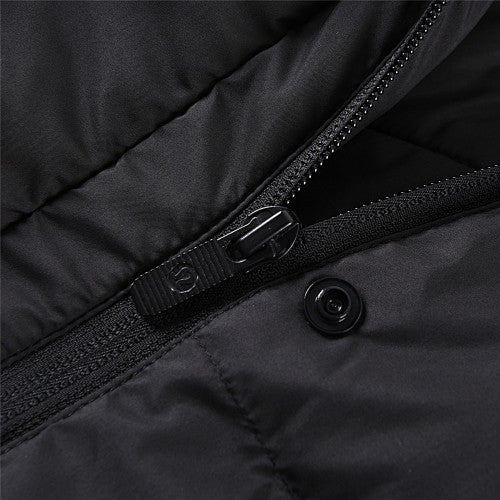 Lululemon Black Cropped Hooded Puffer Jacket (Women's)