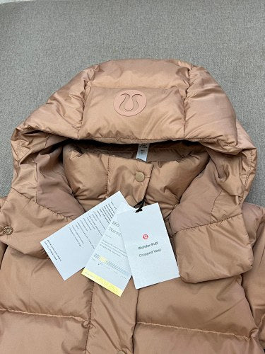 Lululemon Hooded Puffer Jacket in Burgundy — Women's Down Jacket