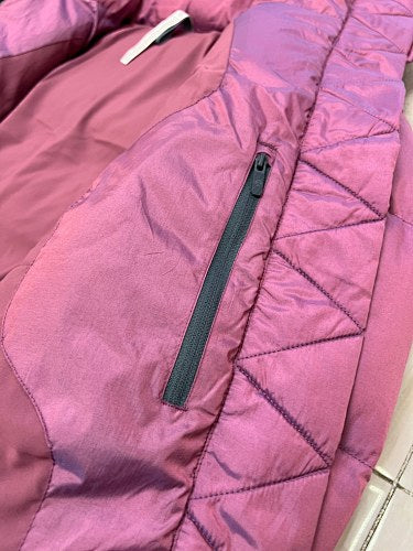Lululemon Burgundy Hooded Puffer Jacket (Women's)