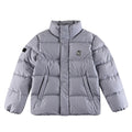 MLB NY Yankees Grey Stand Collar Puffer Down Jacket