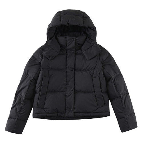 Lululemon Black Hooded Puffer Jacket (Women's)