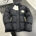 Moncler x Palm Angels Down Jacket Black Palm Tree Badge Archive Interior Yellow Tag