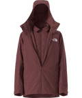 The North Face Burgundy Waterproof Hooded Ski Shell Jacket