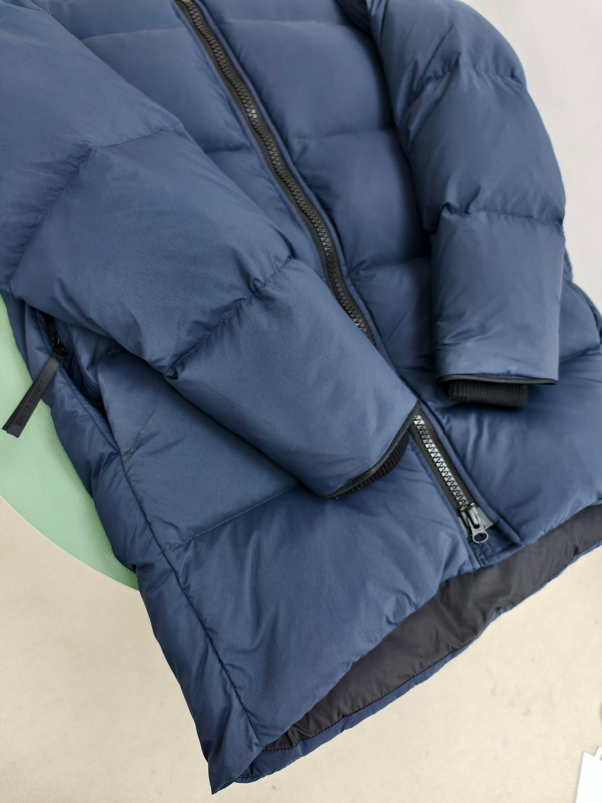 Canada Goose Navy Lawrence Puffer Hooded Down Jacket