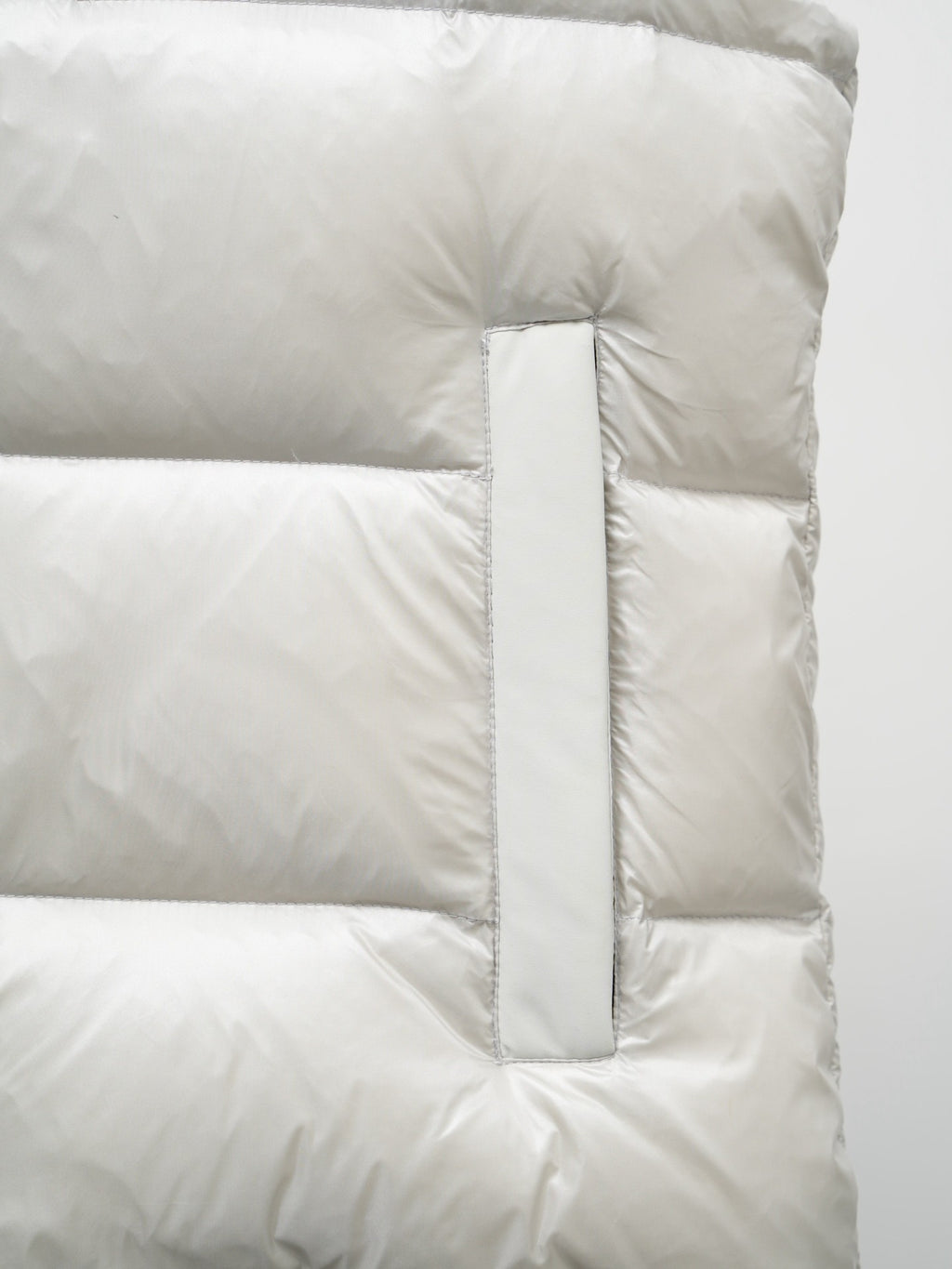 Moose Knuckles White Ballistic Down Vest