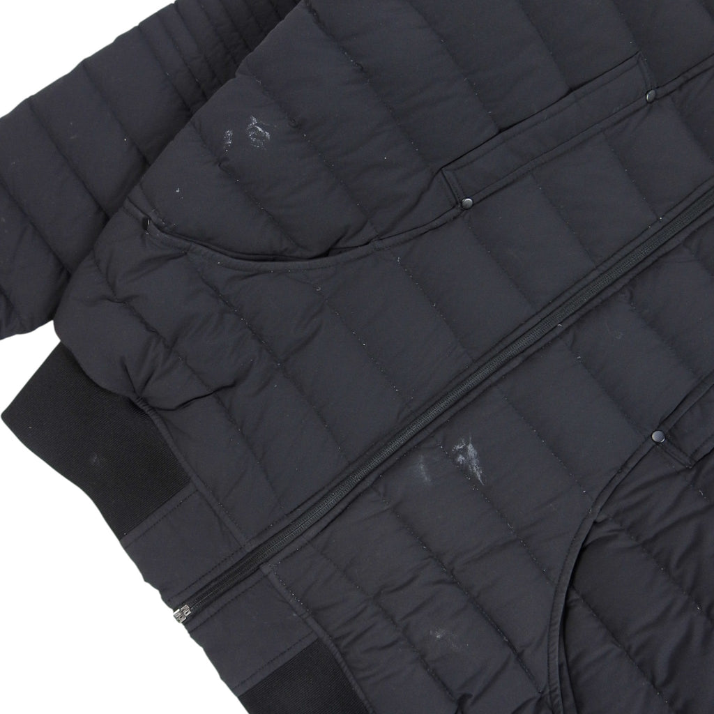 Moncler Black Lightweight MA-1 Bomber Down Jacket