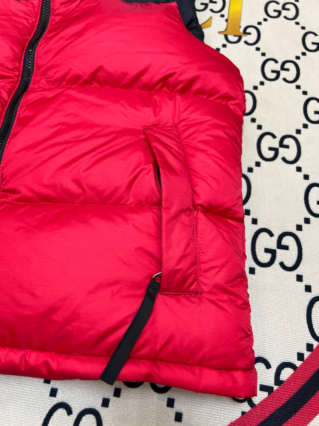 The North Face Red/Black 1996 Retro Nuptse Down Vest