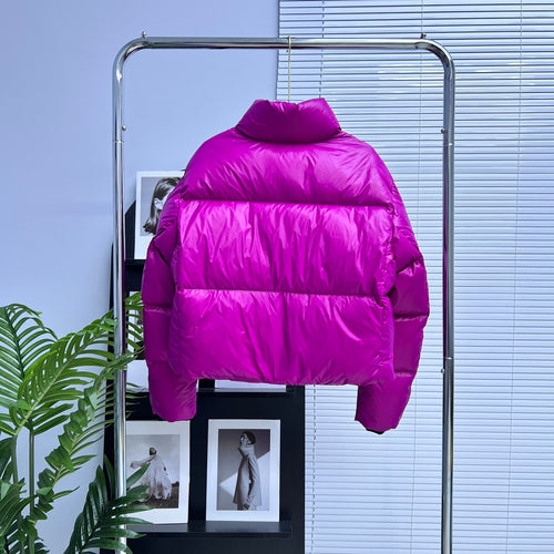 Canada Goose Crofton Down Hoody Magenta Metallic Hooded Jacket