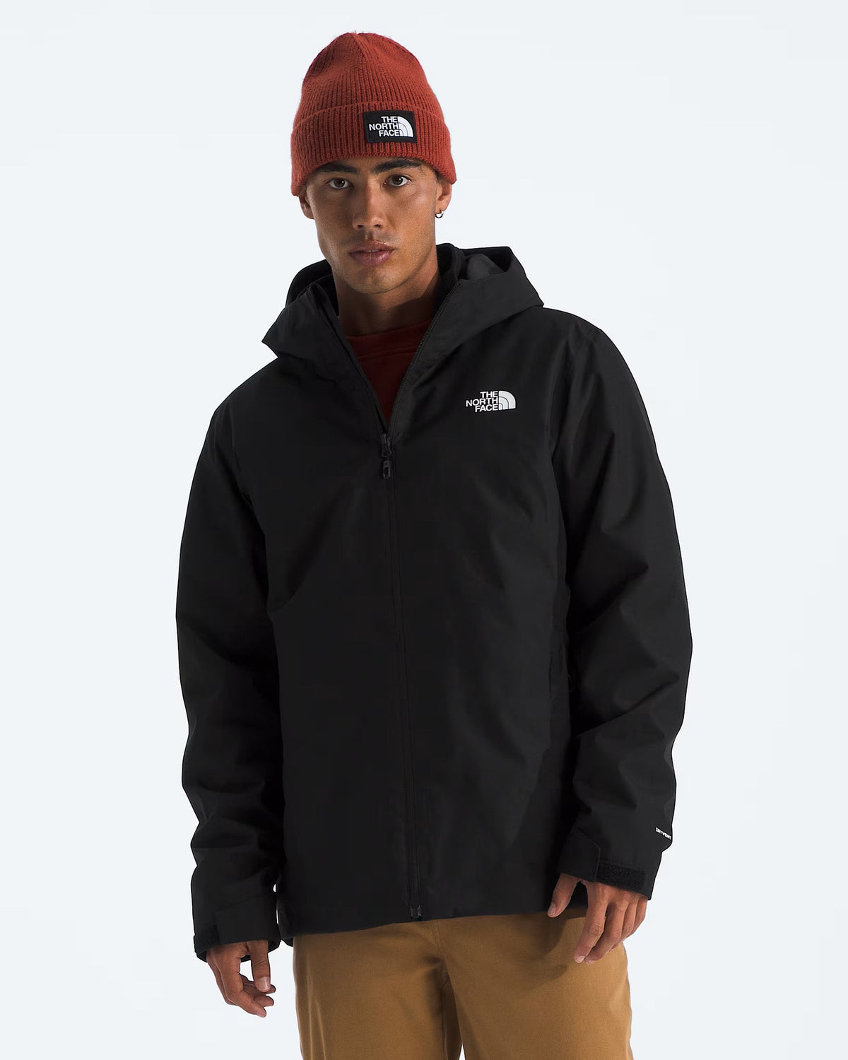 The North Face Black DryVent Waterproof Hooded Rain Jacket