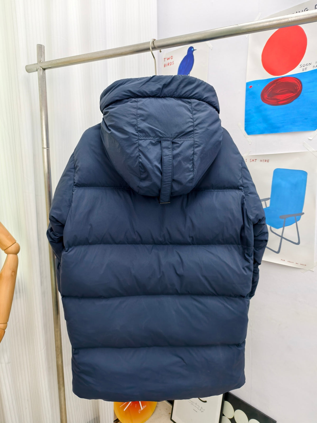 Canada Goose Navy Lawrence Puffer Hooded Down Jacket