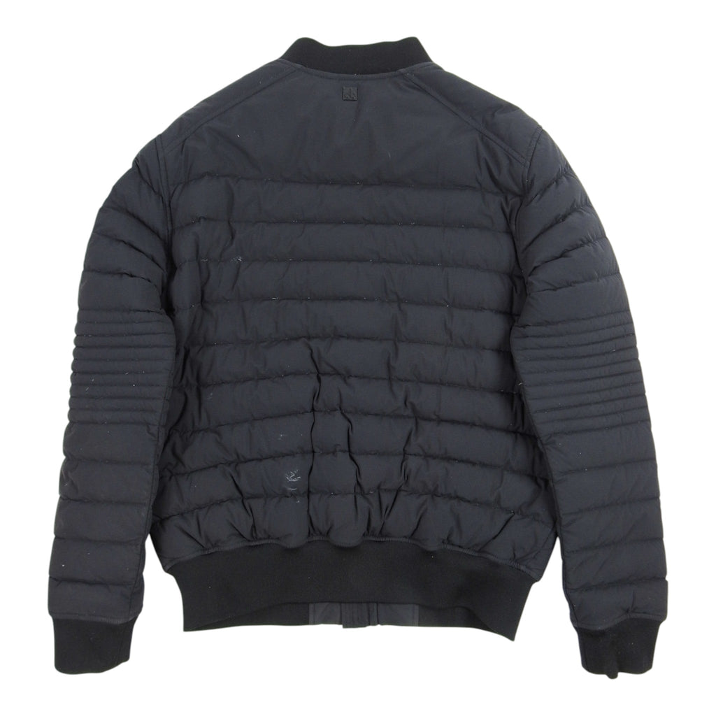 Moncler Black Lightweight MA-1 Bomber Down Jacket