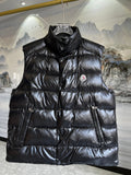 Moncler Black Tib Quilted Down Vest