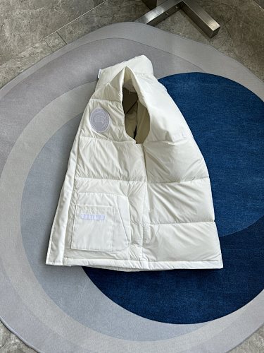 Canada Goose Cream Quilted Down Vest