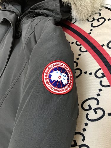 Canada Goose Rossclair Parka Down Coat Grey Fur Hood