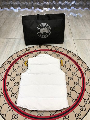 Canada Goose White/Black Freestyle Crew Down Vest